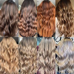 Diferentes colores de cabello y peinados para mujeres para el otoño