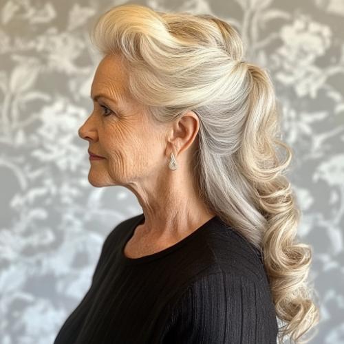 ponytail para mujer de más de 50 años