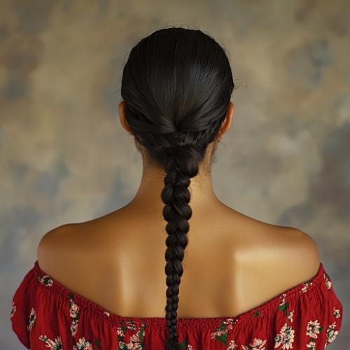 Trenzas mexicanas modernas con patrones coloridos y detalles sofisticados